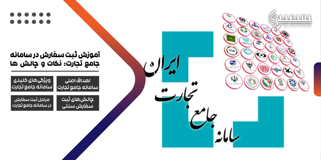 آموزش ثبت سفارش در سامانه جامع تجارت سامانه جامع تجارت ثبت سفارش آنلاین آموزش ثبت سفارش در سامانه جامع تجارت : نکات و چالش ها