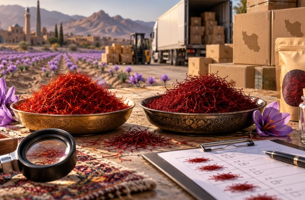 صادرات زعفران خراسان و تربت حیدریه؛ تفاوت کیفیت، قیمت و بازار 1 صفر تا صد مراحل صادرات زعفران خراسان
